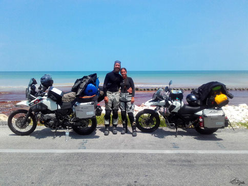 Lunch break at the Gulf of Mexico