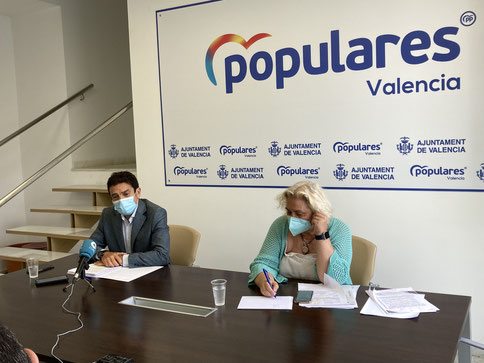 Mundina y Ferrer, concejales del PP de Valencia