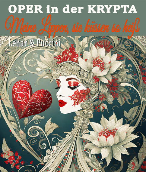Meine Lippen, sie küssen so heiß - Lehár & Puccini - Katharina Gebauer  in der KRYPTA
