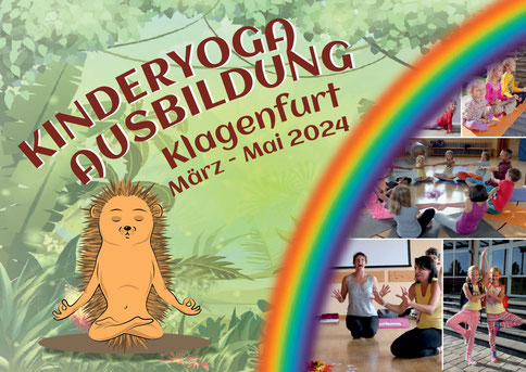 Flyer zur Kinderyoga-Ausbildung 2019 Wien