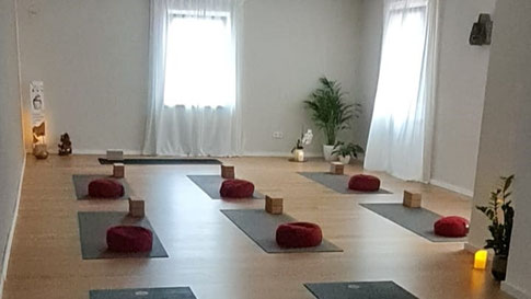 Yogamatten im Yogaraum von Conny Weber