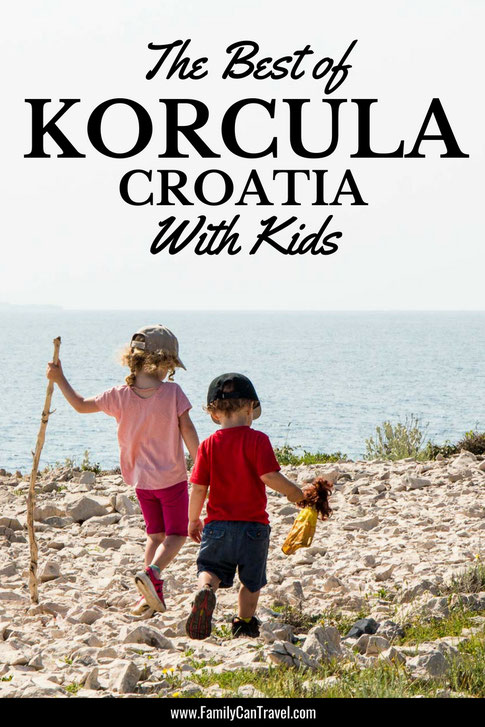 Don't miss the island of Korcula in Croatia. It has some of the most incredible blue water and some great hikes for families. Here is the best of things to do in Korcula with kids. #croatia #korcula #travelwithkids #familytravel #croatiaislanddestinations
