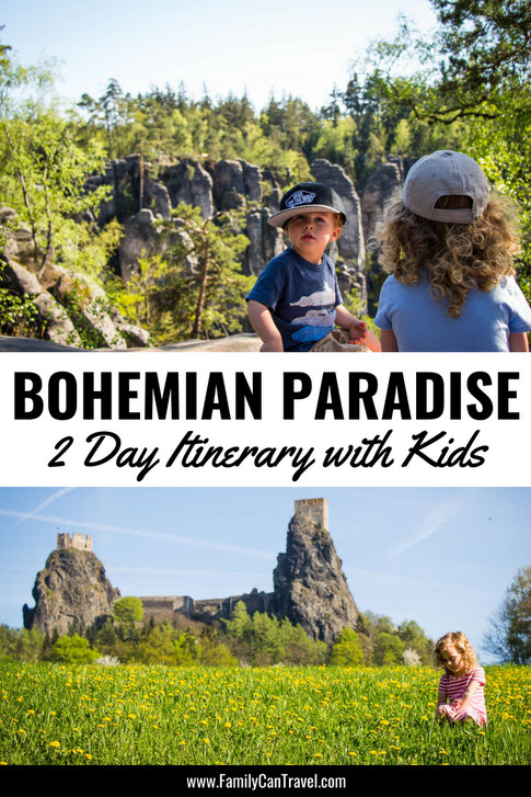 We fell in love with Bohemian Paradise in the Czech Republic and you will too! Whether you are traveling with kids or not, here are the best places to visit in Bohemian Paradise! #czechrepublic #bohemianparadise #travelwithkids #hikingwithkids #itinerary