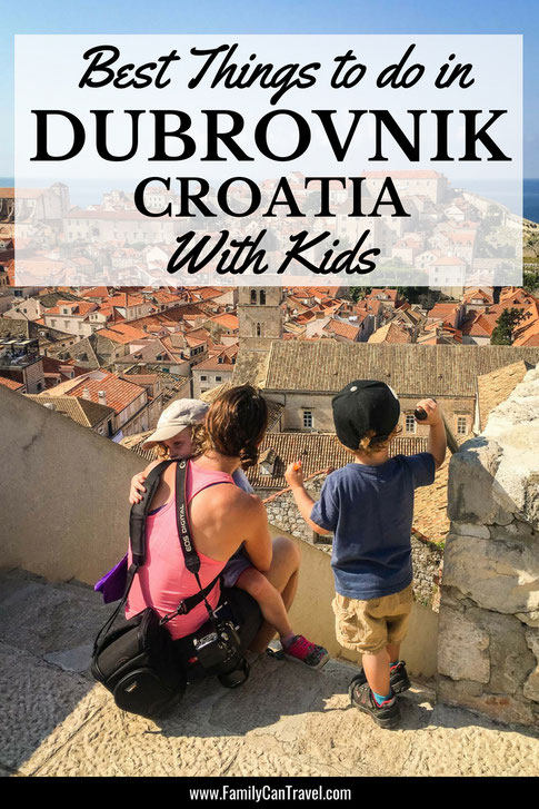 Dubrovnik is so much more than just Game of Throne sites. Read our post on the best things to do with kids in Dubrovnik Croatia. #croatia #dubrovnik #croatiawithkids #travelwithkids #dubrovnikwithkids #toddlertravel #familytravel