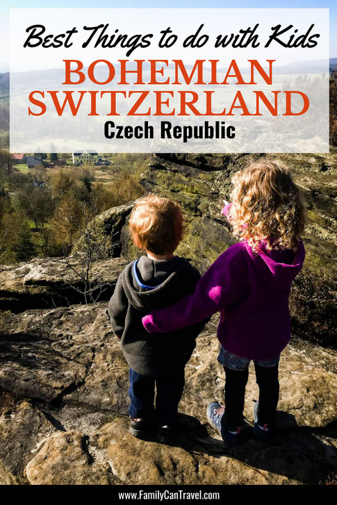 Bohemian Switzerland is truly a jewel of the Czech Republic! From the views to the incredible rock formations, don't miss a stop here! #czechrepublic #bohemianswitzerland #travelwithkids #hikingwithkids #toddlertravel #bohemianswitzerlandhiking