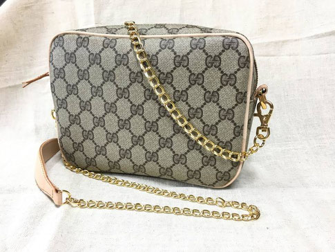 グッチ(Gucci)ブランド品リメイク。トートバッグをショルダーバッグへリメイク