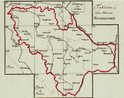 Tableau mapy z l. 1802-1803