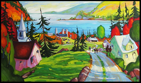 Intense 36x60 huile sur toile