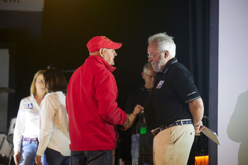 Links Harry Diedrichsen, rechts Marcus J. Boehlich