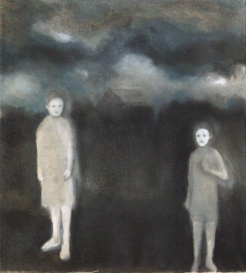 Geschwisterv55x50cmv2006 oil on canvas