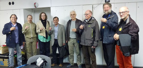 JURY - Anton Szomolányi SLO, Vjekoslav Zivkovic HRV, Romy Van Krieken NLD, Josep Rota ESP, Tomáš Hučko SLO, Guido Haesen LUX, Dave Watterson GBR & Coordinator Rolf Leuenberger CHE  