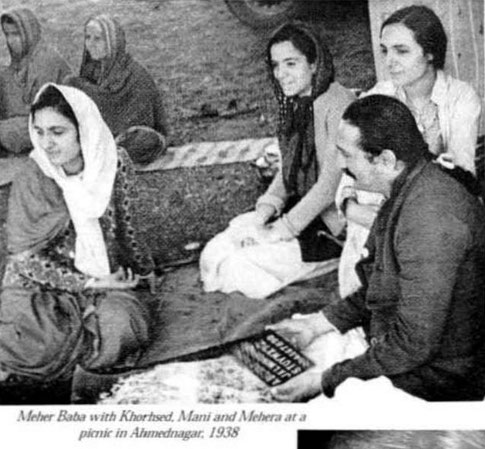 Khorshed wearing a white scarf ; Courtesy of LSLP 1999