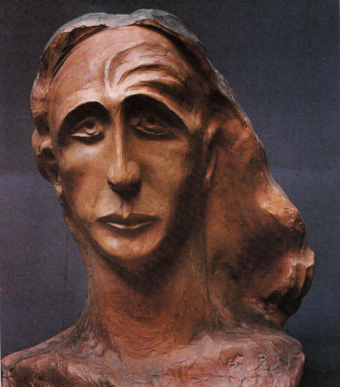 シュタイナーの木彫「キリスト」第1ゲーテアヌム時代に作られた