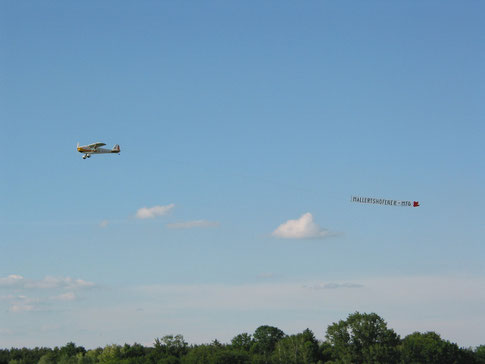 Bannerflug mit Piper