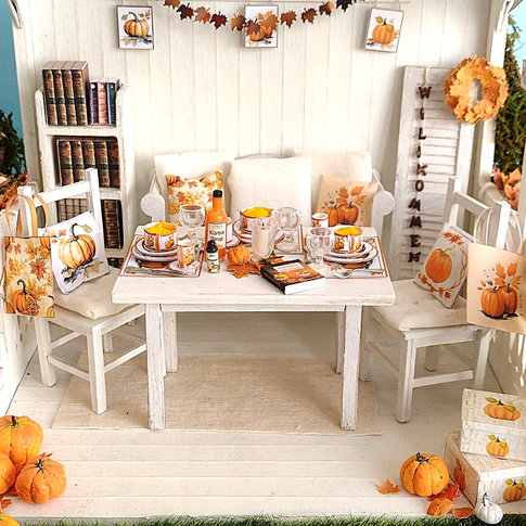 Miniatur-Herbst-Deko