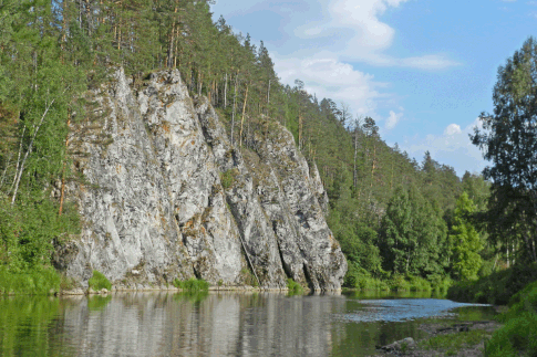 Tschussowaja Felsen Sibirski