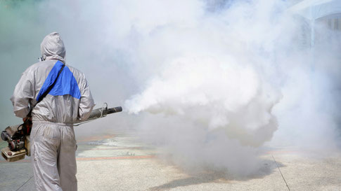 Beim Umgang mit Schimmelpilzen, aber auch Viren und Bakterien ist das Fogging (Vernebeln) eine sinnvolle Maßnahme für Sie oder Ihre Kunden. Wie das Fogging funktioniert lesen Sie hier.