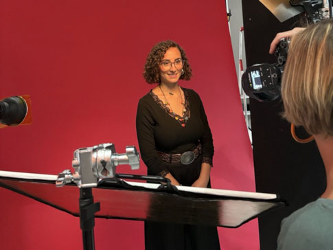 SPD-Landtagskandidatin Joana Stöhrer da Costa beim Foto-Shooting der SPD Baden-Württemberg