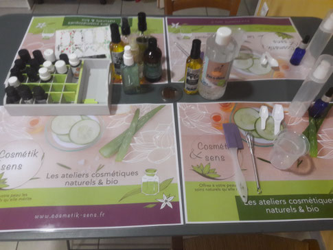 ateliers cosmétiques bio DIY Cosmétik&sens chez ami tomake