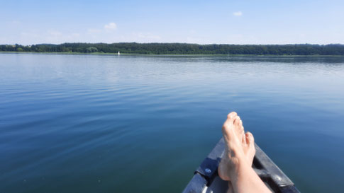 Entspannende Kanutour auf dem Ratzeburger See