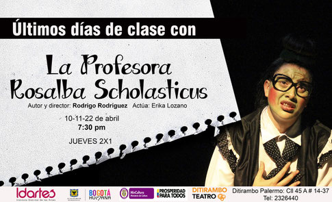 La profesora Rosalba Scholasticus