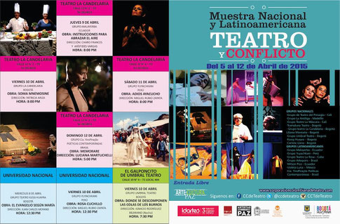 En abril: Muestra Nacional y Latinoamericana Teatro y Conflicto 