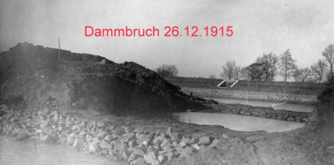 Dammbruch in Hedem am 26.12.1915