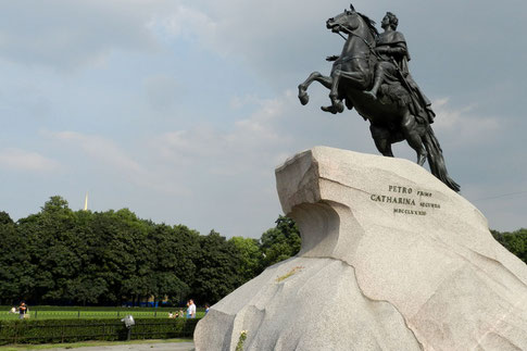 Denkmal für Zar Peter den Großen in Petersburg