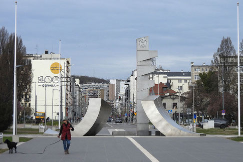 Denkmal "Maritimes Polen" in Gdynia