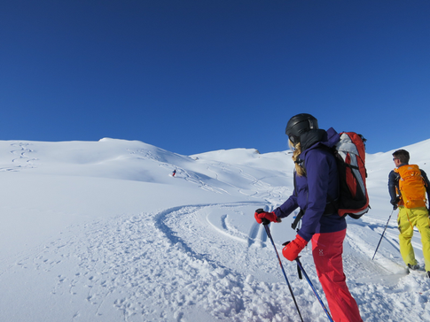 Ifen, Abseiltour, Freeriden im Kleinwalsertal, Skitourenkurs im Kleinwalsertal