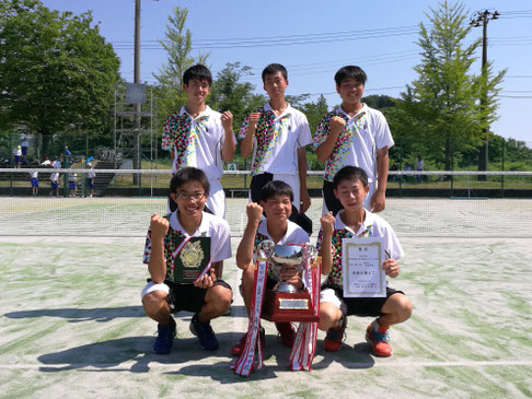 男子優勝　燕中学校