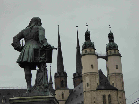 Händel und Marktplatz mit dem Tele, Foto: Weil