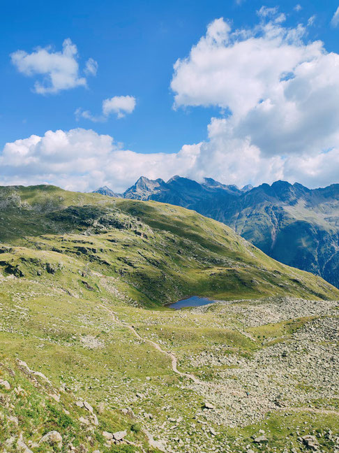 Kleine Seen bilden ebenfalls einen Kraftpunkt in der Landschaft