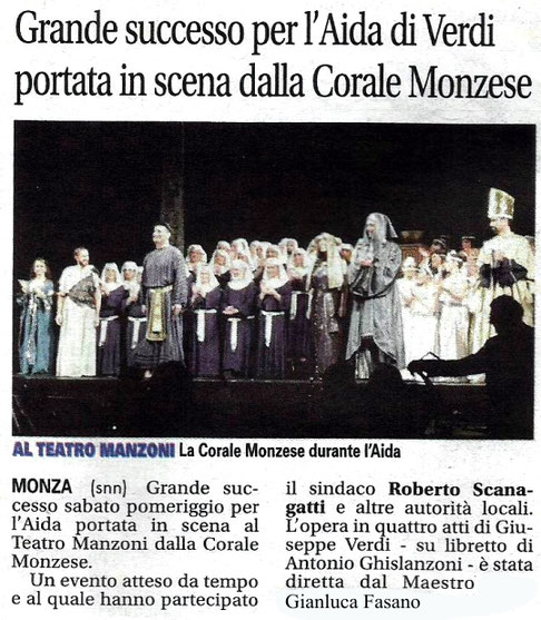Articolo da il Giornale di Monza marzo 2017