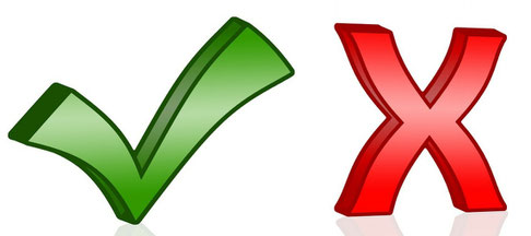 Pro und Contra Symbol Posiforlid Augenmaske