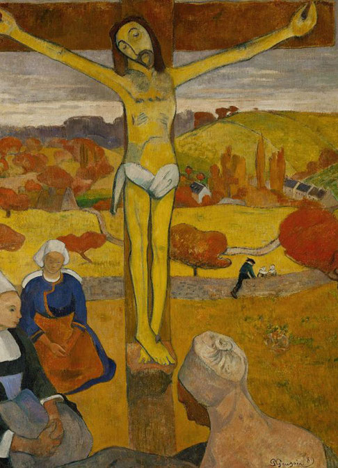 Жёлтый Христос - известные картины Поля Гогена