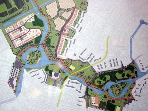 Kaart plan de Laren