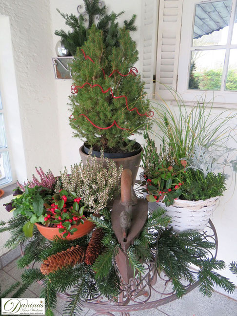 Weihnachtsdeko Aussen Selber Machen Daninas Kunst Werkstatt