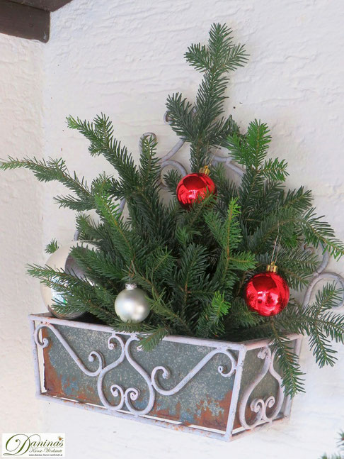 Weihnachtsdeko Aussen Selber Machen Daninas Kunst Werkstatt