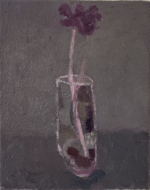 ot (rosa muss noch warten), oel auf leinwand, 30 x 24 cm, 2026