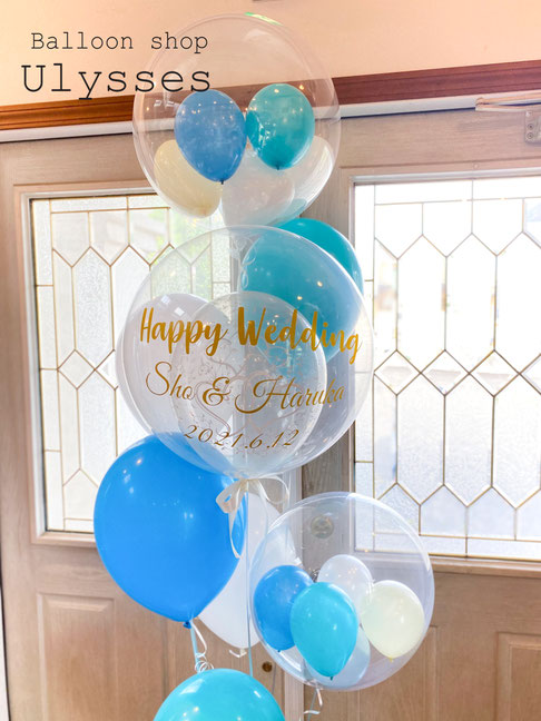 結婚式 バルーンギフト 前撮り撮影 風船 結婚祝い ウェディング バルーンブーケ バルーンアート ユリシス