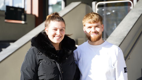Schülersprecher Leticia Banasch & Elmir Gojak