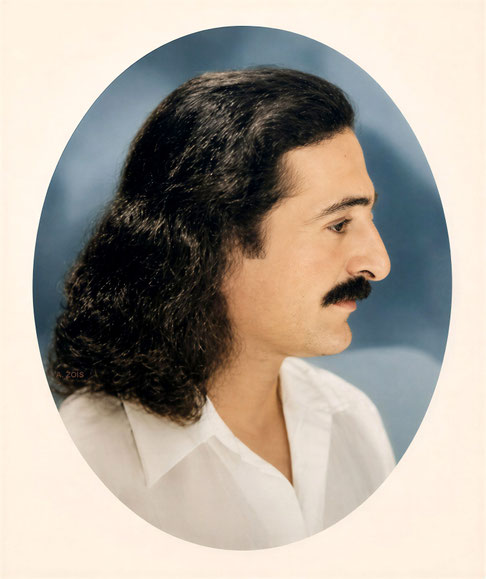 1932 : Meher Baba. Image rendition by Anthony Zois.