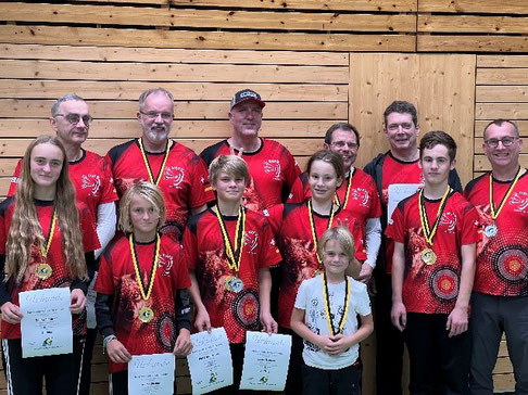 Alle BSFD-Teilnehmer v. L: Selina Stebner, Matthias Schilling, Aaron Stebner, Jürgen Häßler, Luan Stebner, Stephan Jennrich, Christian Meininger, Dieter Fischer, Klaus Heiß, David Meininger und Michael Meininger