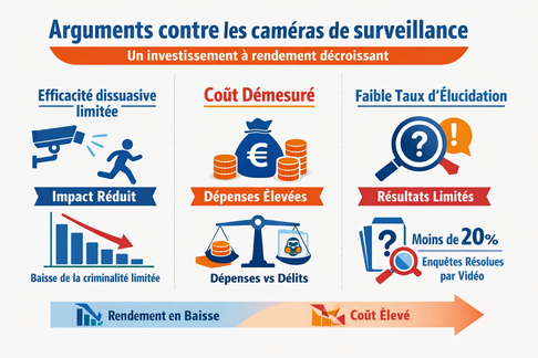 Des arguments contre la vidéosurveillance reéls et vérifiables
