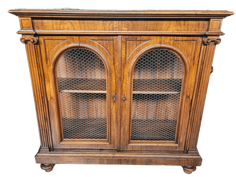 CREDENZA IN NOCE ORIGINALE EPOCA XIX SECOLO FRANCIA RESTAURATA