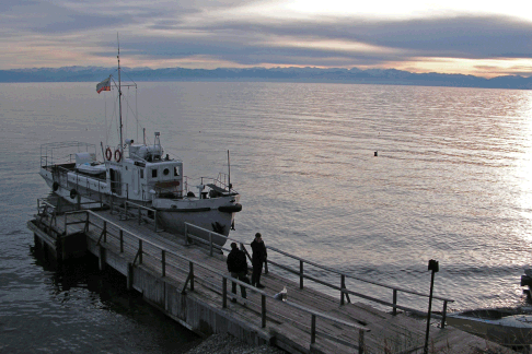 Baikalsee Anlegestelle Ulanowo