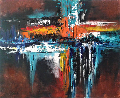 Exposition de peintures abstraites dans le département 66 au Domaine de Rombeau à Rivesaltes