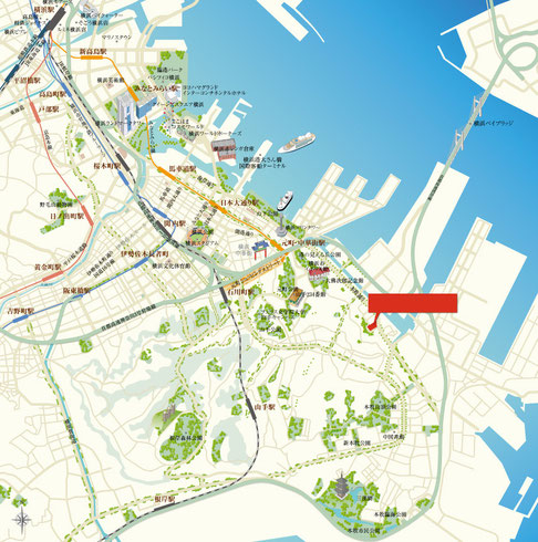 横浜周辺地図