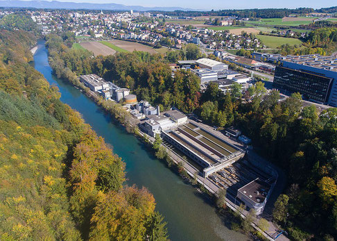 Worblental Luftbild. Foto Sebastian Wälti, aarelauf.ch 